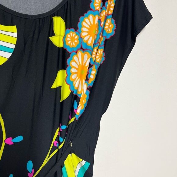 New Trina Turk Swimsuit cover up for Poolside Beach Front Tie Belted Sz S - Picture 5 of 6